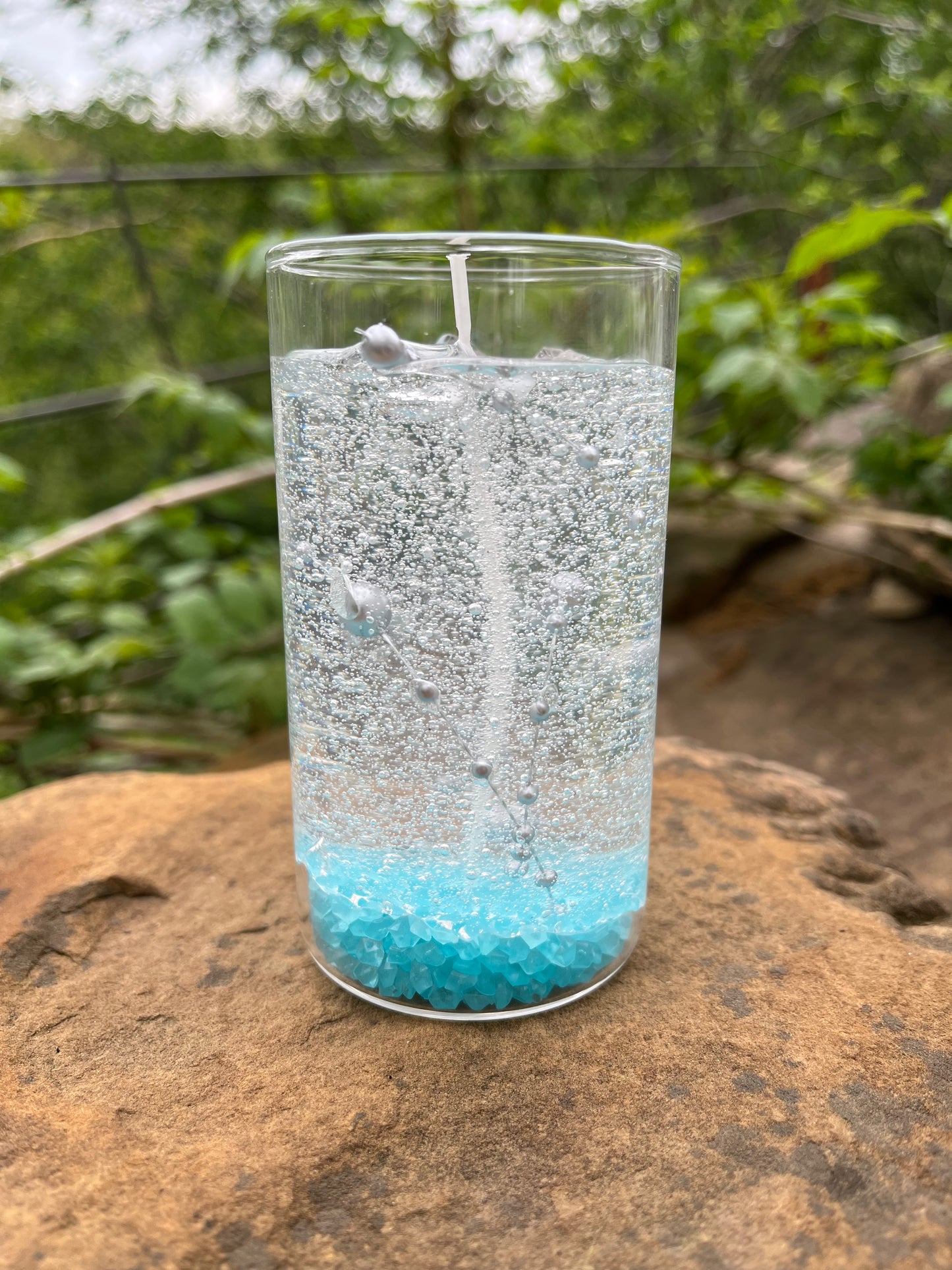 Glow In The Dark Ocean Gel Candle