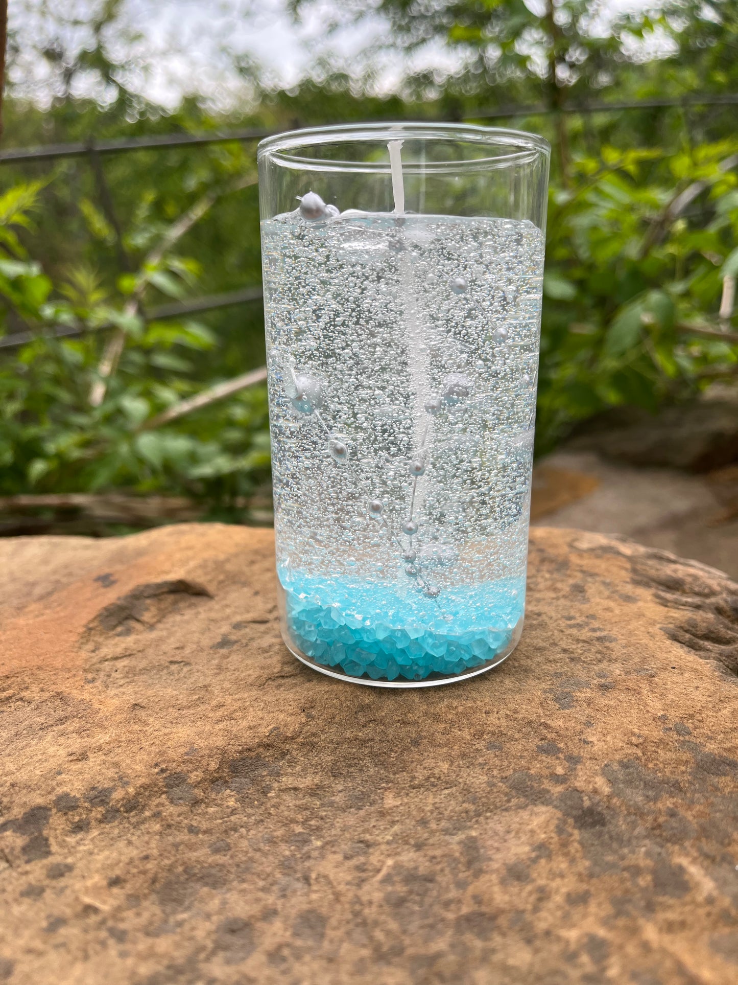 Glow In The Dark Ocean Gel Candle