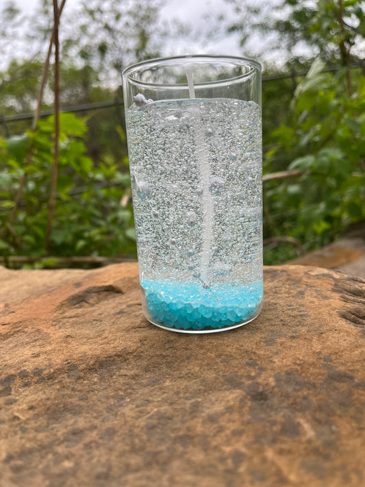 Glow In The Dark Ocean Gel Candle